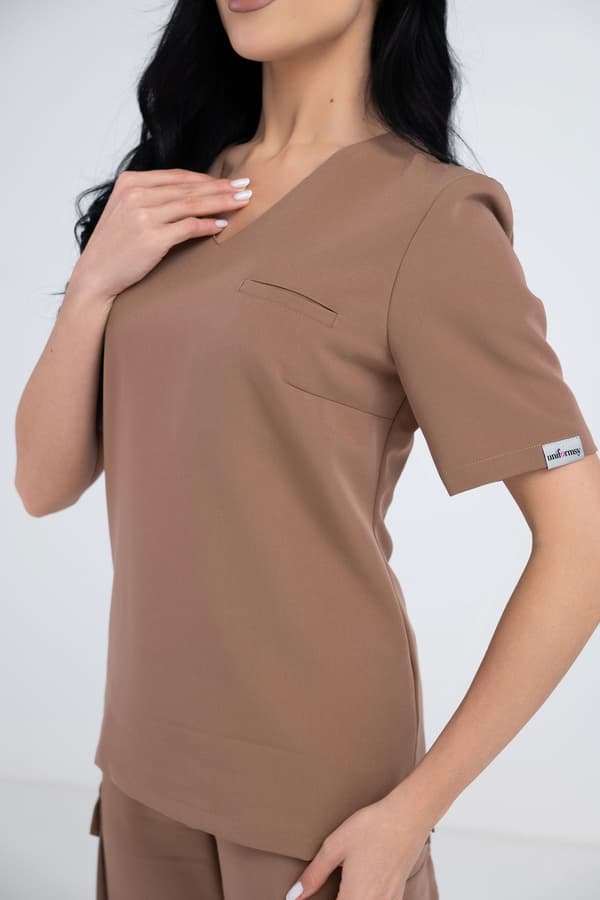 Damebluse med medicinsk pasform Cami CAMI SWEATSHIRT PUDDING ROSE S