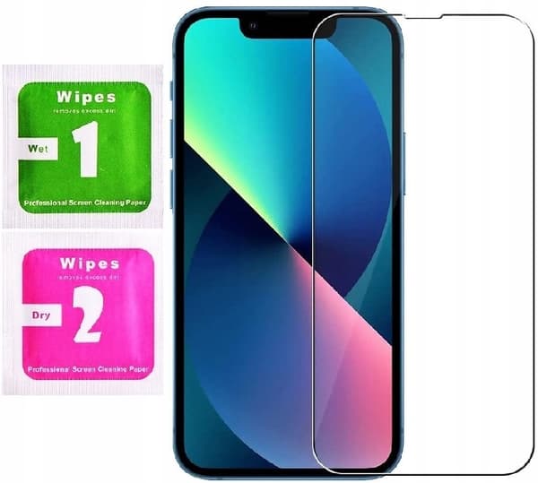 ETUI til IPHONE 13 MINI STØDMIDDELFRI GUMMI + GLAS