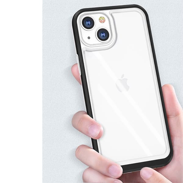 ERBORD cover til iPhone 13 Mini, hybridramme, sort