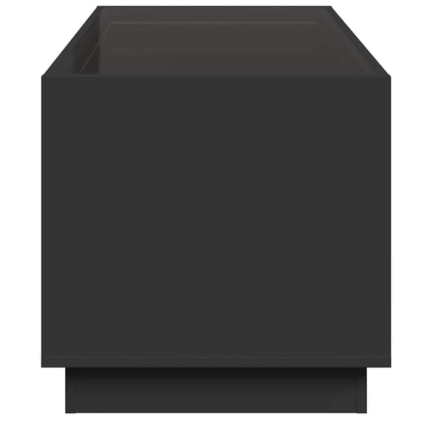 vidaXL Infinity LED sofabord sort 70x50x50 cm