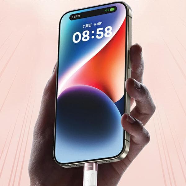 AWEI CL-166T USB-C - USB-C -magneettinen kaapeli, musta
