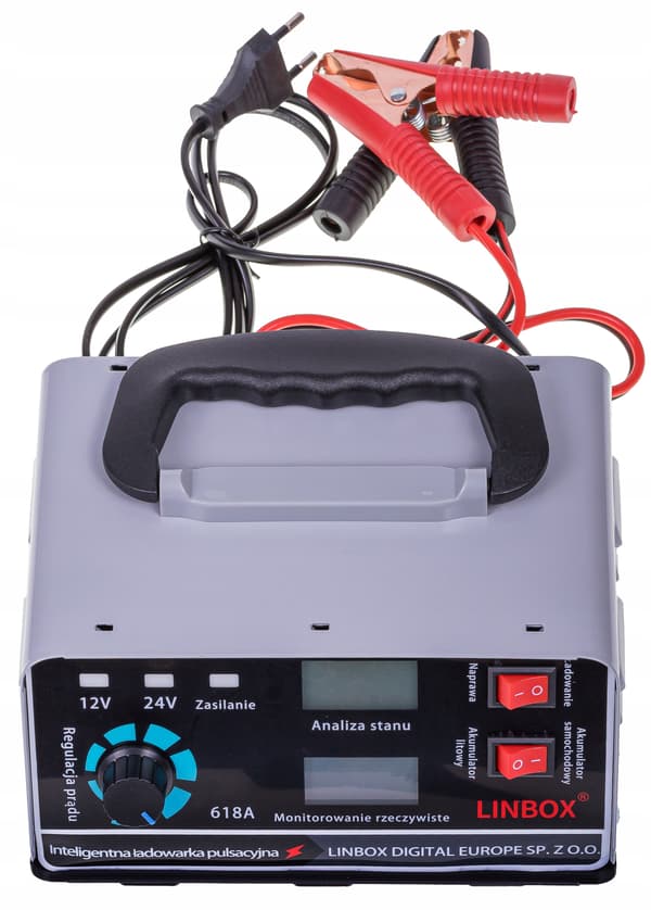 Bilbatterioplader 24V 12V 30A