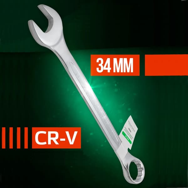 ROCKFORCE GAFFENØGLE 34 mm Cr-V stål 12-kant UNIVERSAL