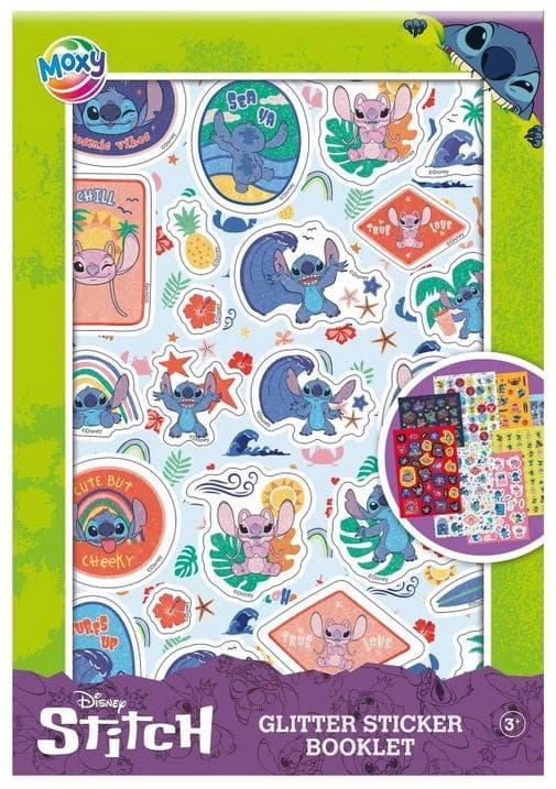 Disney Stitch Glitter klistermärkesbok