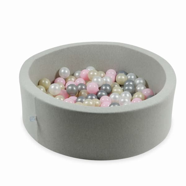 Legetøjskugler ø7cm 200 stk. lys pink, lys guld, perle, sølv
