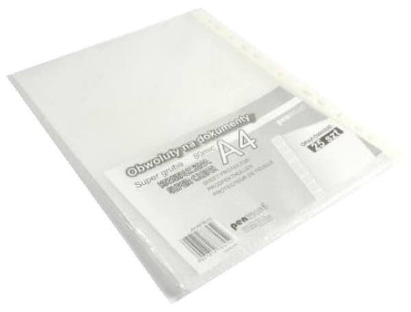 A4 80 mikrofon krystalomslag 25 stk.