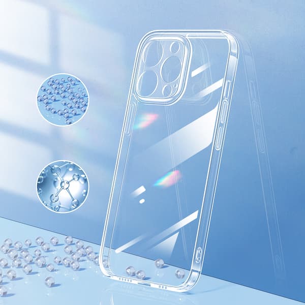 Fodral för iPhone 14 Plus, slitstarkt skal, transparent 14D