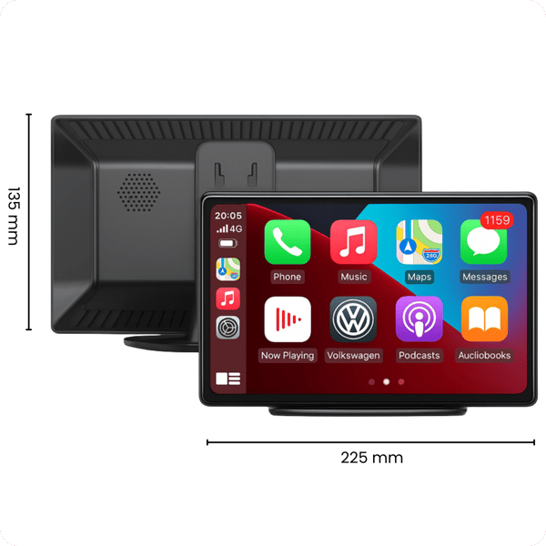 H509 Carplay Android Auto radioskärm