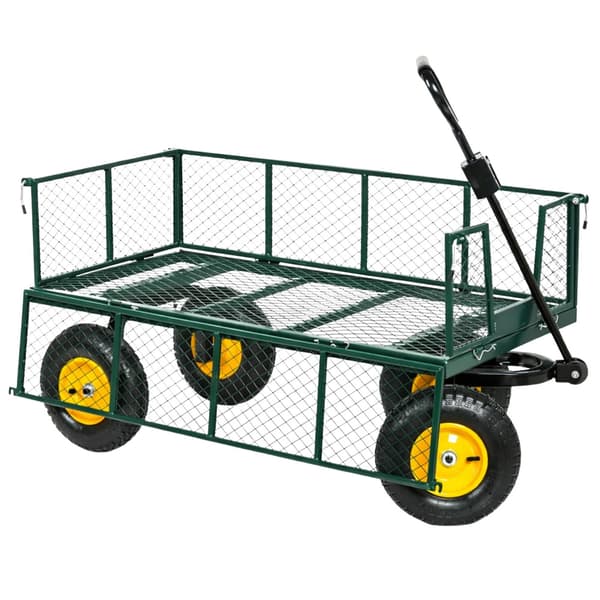 Sammenklappelig havevogn ståltrailer 200 kg
