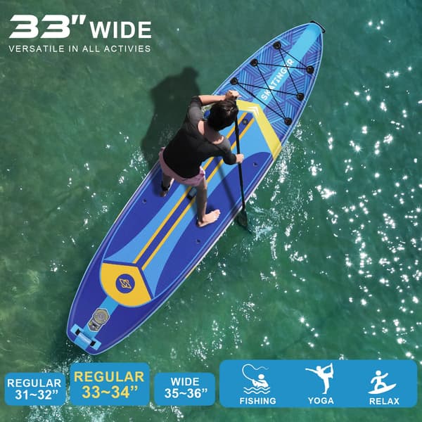 SUP SKATINGER Plan S Blå 335x84x15 cm (11') touringbräda