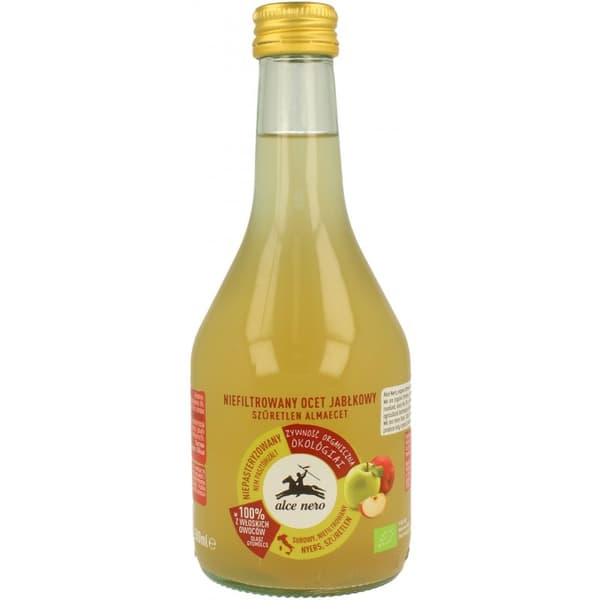 Alce Nero ufiltreret æblecidereddike - 500 ml