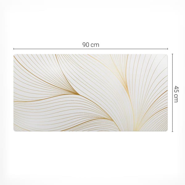 Skrivebordunderlag til grafiske designere Elegante linjer 90x45 cm