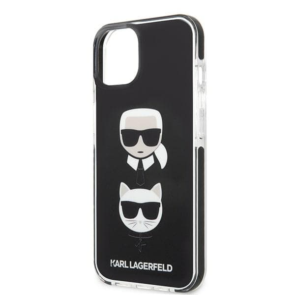 Karl Lagerfeld Karl&Choupette Head-etui til iPhone 13, sort