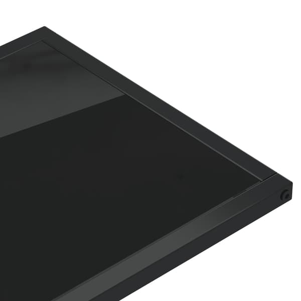 vidaXL computer sidebord sort 50x35x65 cm
