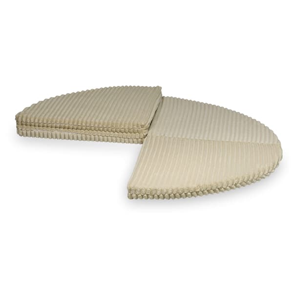 Rund foldbar måtte, diameter 160, Caramel vaffel
