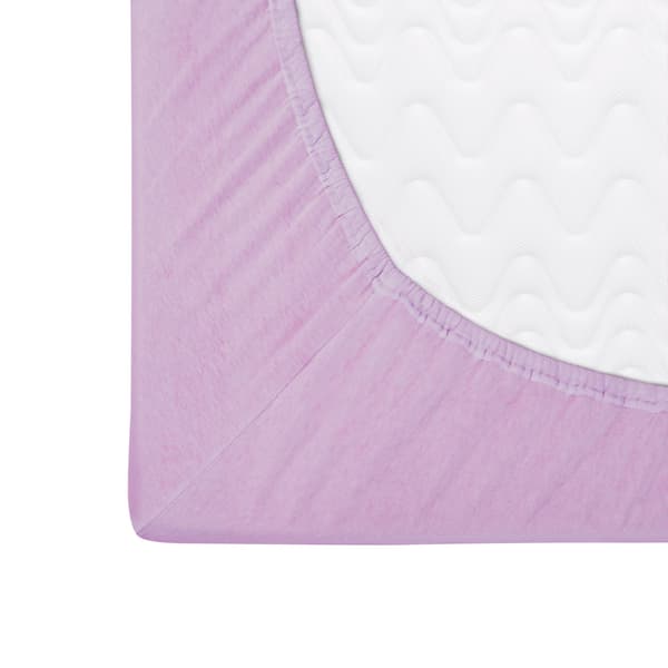 Dra-på-lakan 160x200 elastiskt JERSEY 100% BOMULL ljusgrå