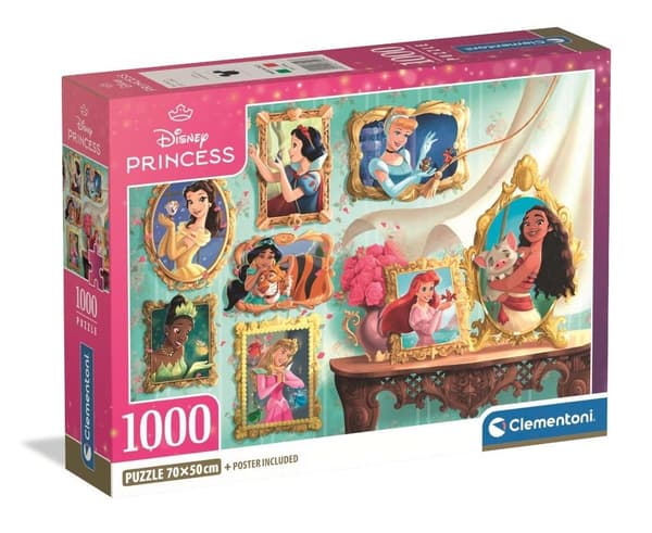 Puslespil 1000 Kompakt Disney Prinsesse