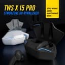 X15 PRO Game Sport trådløse Bluetooth 5.2 hovedtelefoner - sort
