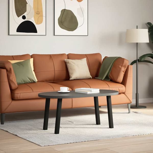 vidaXL sofabordben, 4 stk., sort, 30 cm, stål