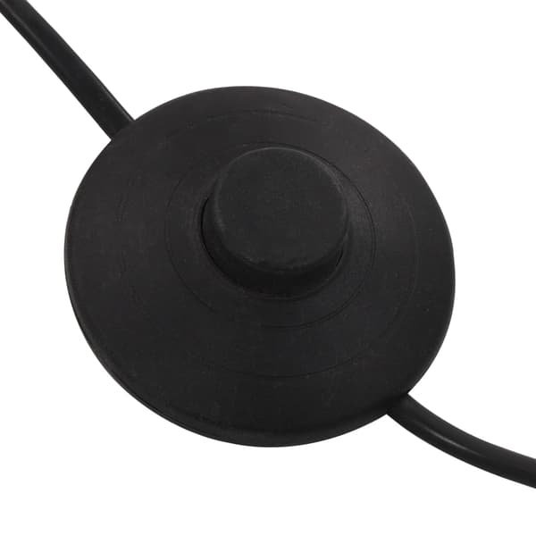 vidaXL gulvlampe, 200 cm, 5 x E14, sølv