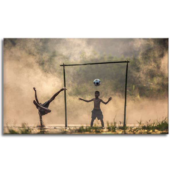 Canvastavla Ungdomsfotboll 120x70 cm