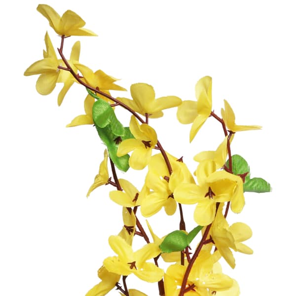 Forsythia kunstige blomster dekorative grene påskegul