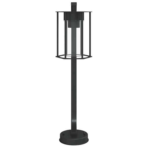 vidaXL havegulvlamper, 3 stk., sort, 60 cm, rustfrit stål