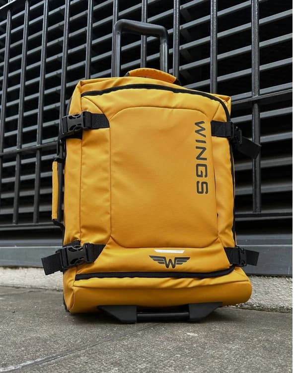 WINGS blød kabinekuffert 20" ROOK gul
