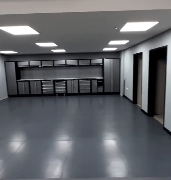 PVC modulært gulvpanel 50x50 farve: SORT