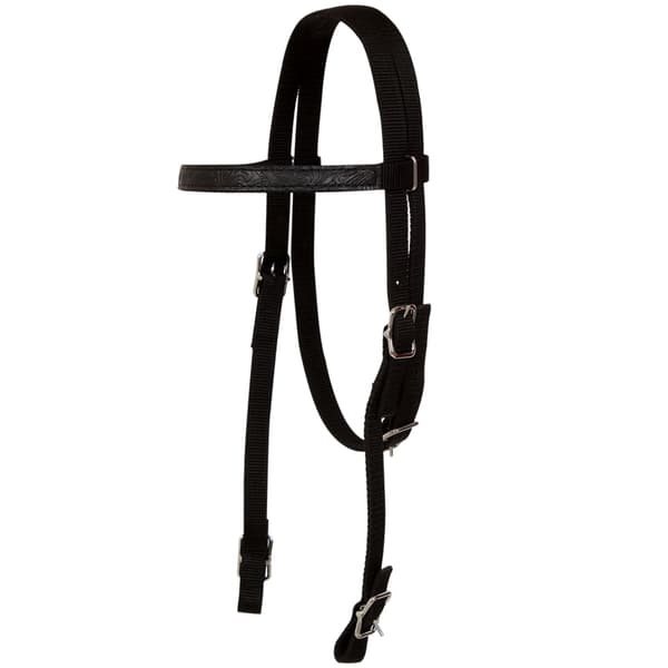 vidaXL westernsadel, trense og brystplade, 30 cm, læder, sort