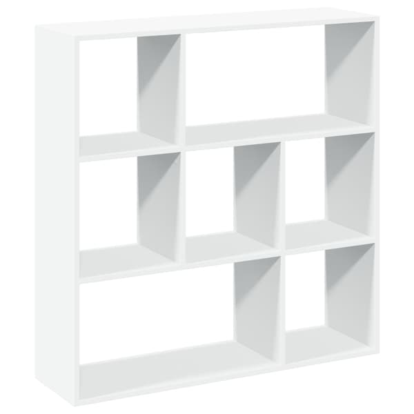vidaXL Hyllenhet, Vit, 102x29x103,5cm, Träbaserat material