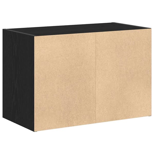 vidaXL skab med 2 skuffer sort 60x31x40 cm