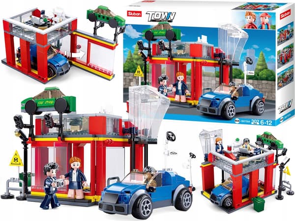 Sluban Klocki bilhall auto 302 el town
