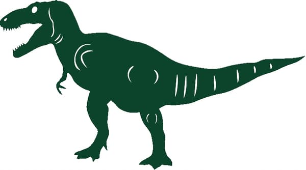 Blå dinosaurieöppnat hänge