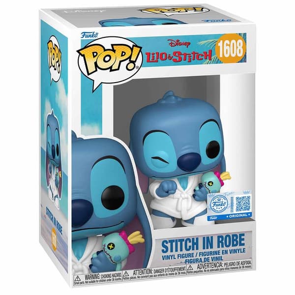 Funko POP Lilo & Stitch 1608 Stitch in Robe Special Edition Limited Samlarfigur