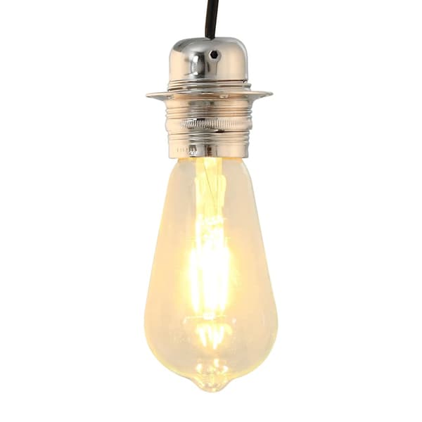 vidaXL Glödlampshållare 2 st satin nickel E27
