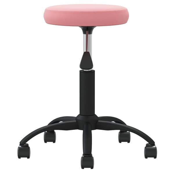 vidaXL Matstol, Rosa, Klädd i Sammet