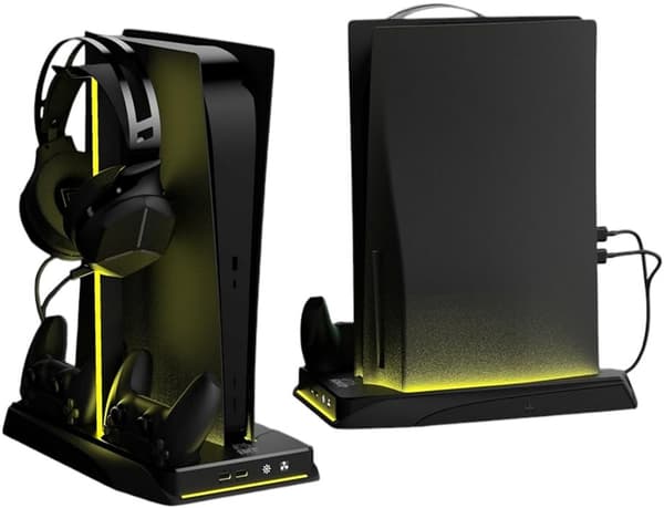 IMP Tech DLX & LED -monitoiminen lataustorni PS5:lle