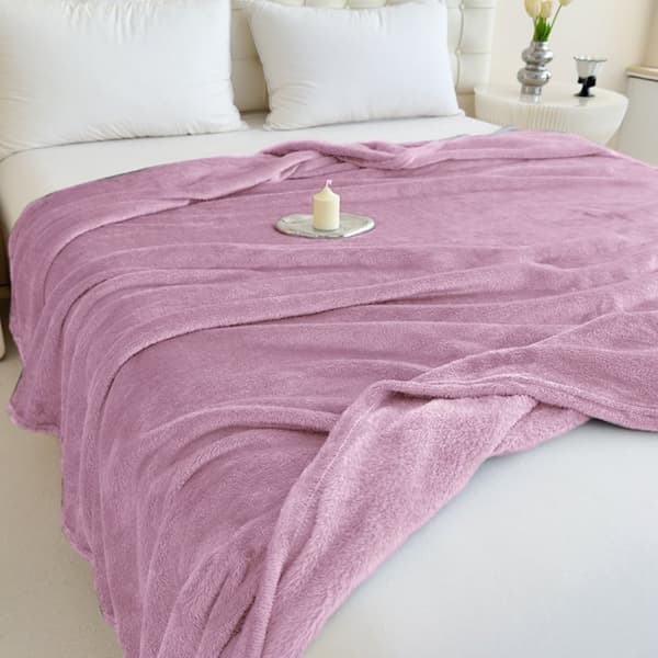 Glat COSY tæppe 160x200 cm pink