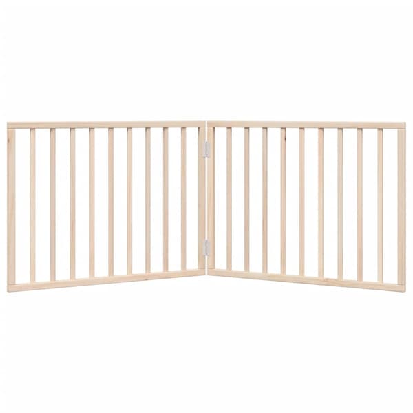 vidaXL foldbart sikkerhedsgitter til hunde, 2 paneler, 160 cm