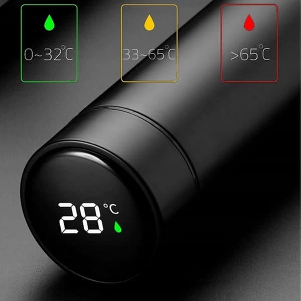 TERMOKOP 500 ml THERMOKOP TIL KAFFE OG TE TIL BIL MED DISPLAY