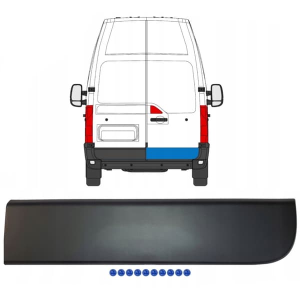 Renault Master III 2010- Bakre höger dörrbeklädnad