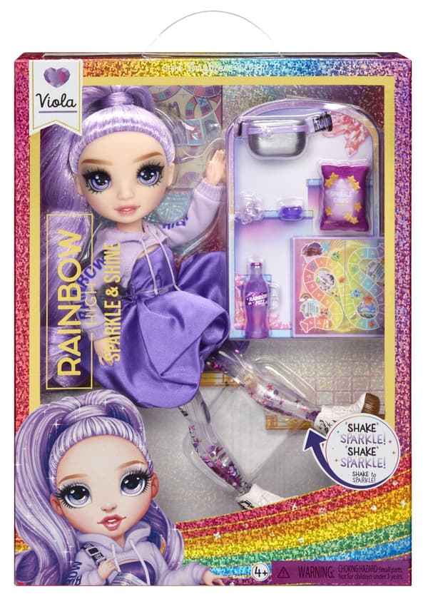 Rainbow High. Sparkle & Shine -muotinuket, violetti viola