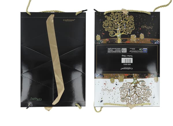 Sæt med 6 dekorative tasker - G. Klimt, Livets træ (carmani)