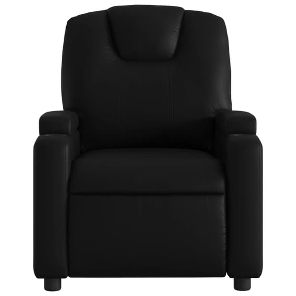 vidaXL elektrisk lænestol med massagefunktion, sort, kunstlæder