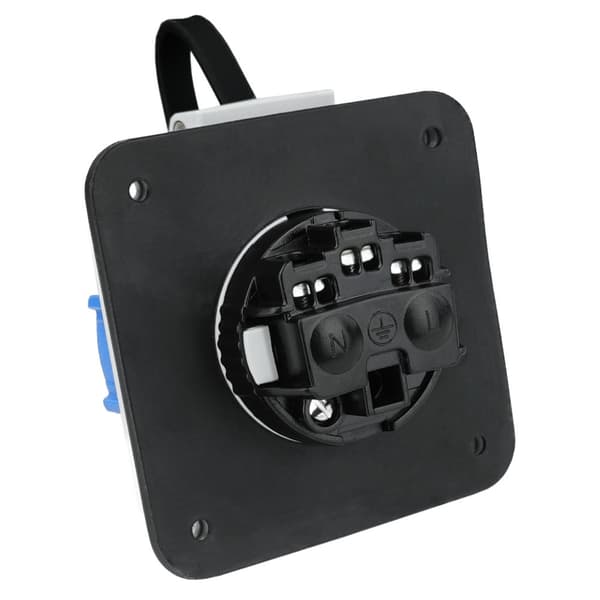 Hermetisk panelstikkontakt 230V IP68 0943