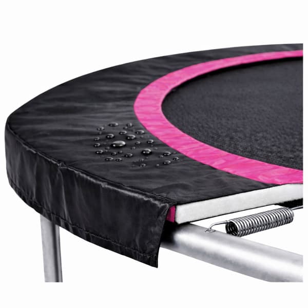 Fjederbetræk til Sport Max 12ft trampolin sort og lyserød