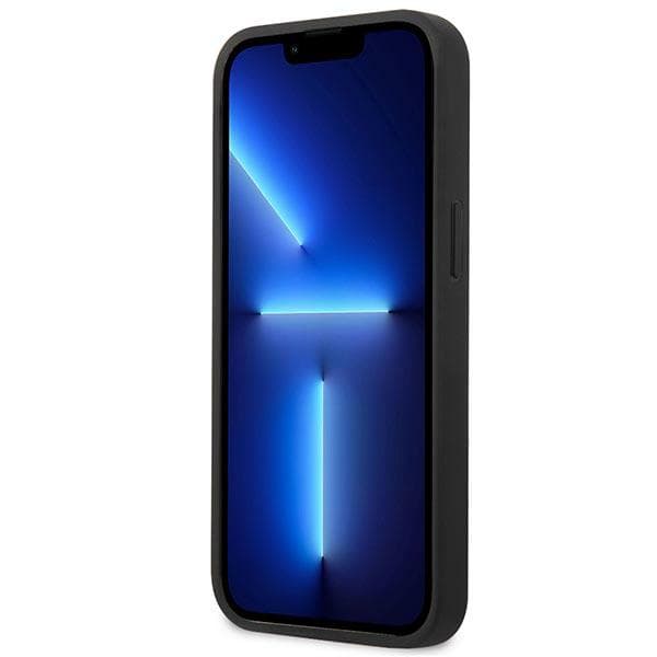 Mercedes Læderetui med Stjernemønster til iPhone 13 mini, Sort