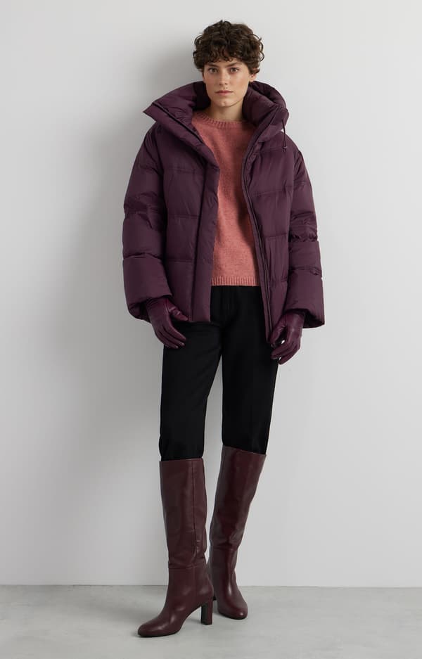Quiltet dunjakke L/XL