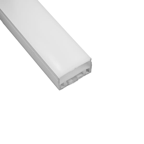 Flexibel LED-silikonprofil vit 30x20mm